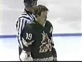Sep 11, 1999: Shane Doan vs Marko Tuomainen Sep 11, 1999: Shane Doan vs Marko Tuomainen