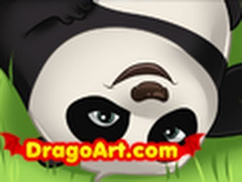how to draw kung fu panda step by step