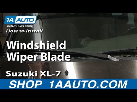 How To Install Replace Windshield Wiper Blade Suzuki XL-7 and Vitara