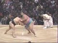 Sumo Takanohana vs Musashimaru