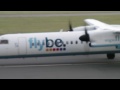 FlyBe Dash 8 Q400 Take Off Part 1 G-ECOP