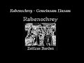 rabenschrey - Gemeinsam Einsam