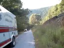 Ambulance on the trail at Glen Onoko Ambulance on the trail at Glen Onoko