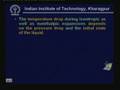 Lecture -8 Methods of Producing Low Temperatures