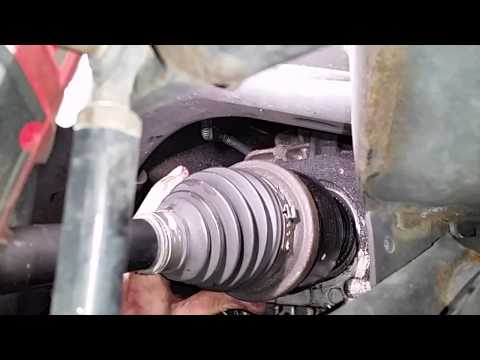 how to fix a rear axle leak