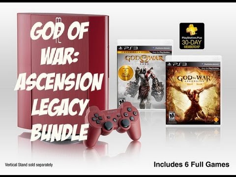Playstation 3 500GB Limited Edition God of War: Ascension Legacy Bundle