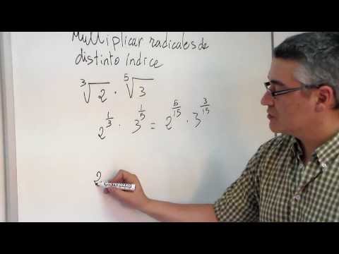 raíces con diferentes índices - En este vídeo aprenderemos a multiplicar radicales con distinto índice. Sígueme en facebook https://www.facebook.com/people/Don-Pedro-Fisicomolon/10000614901...