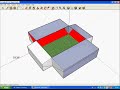 How to make a stadium in Google Sketchup?