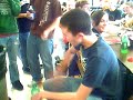 Kevin having a spoon full of Pure Ground Cinamon.!