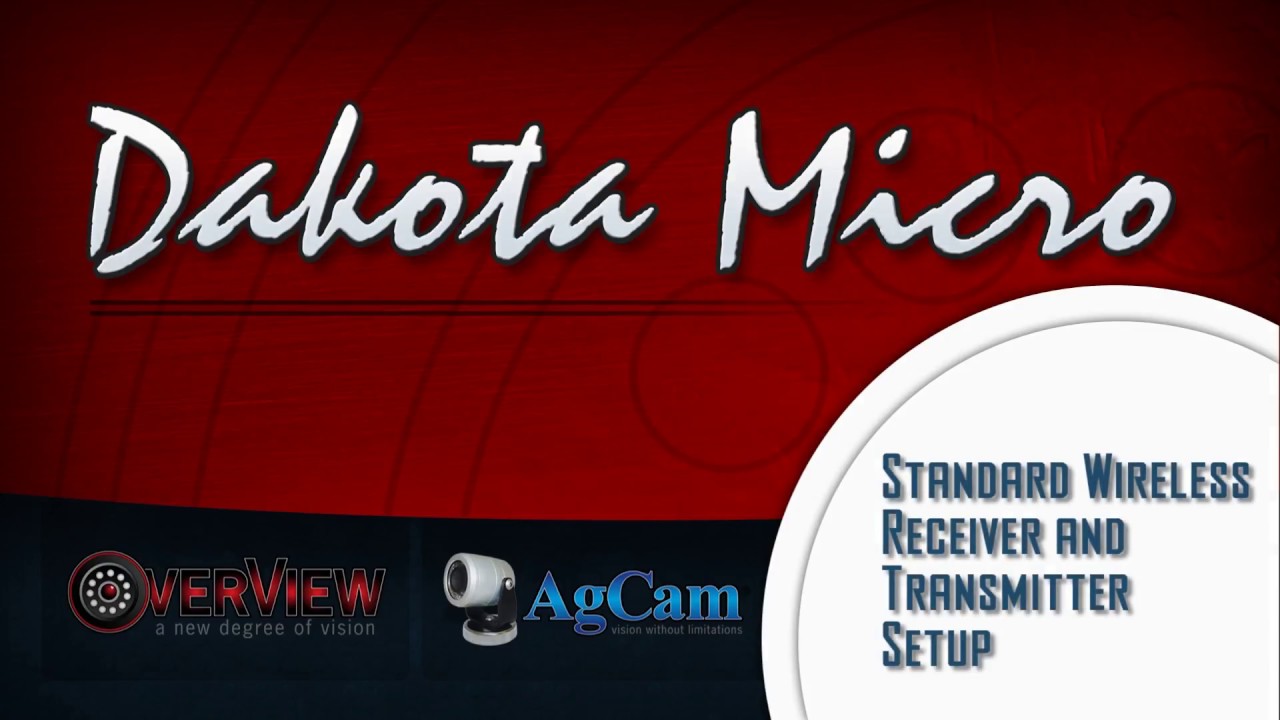 Dakota Micro | Standard Wireless Receiver and Transmitter Setup