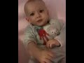 Crib time- just hanging out relaxed