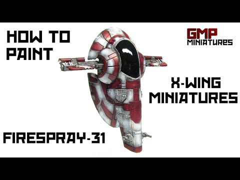how to paint x wing miniatures