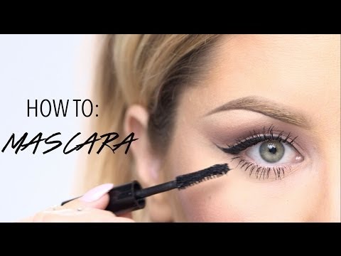 how to put mascara on properly