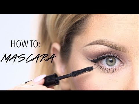 how to properly apply mascara