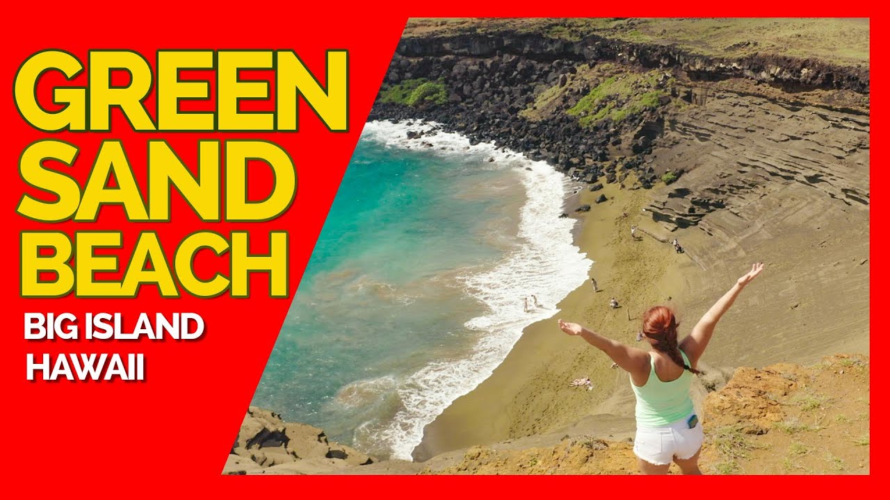 Green Sand Beach | South Point Cliff Dive | Big Island Hawaii