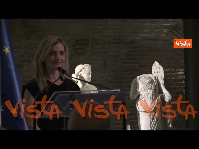 Giuli e Rogers (Governo Usa) firmano memorandum su importazione beni archeologici italiani, immagini