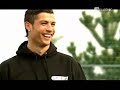Cristiano Ronaldo entrena con Periodistas de todo el Mundo