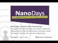 NanoDays Podcast: Nanotubes, Quantum Dots, Nanobiology
