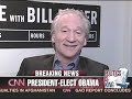Larry King talks with BILL MAHER about Sarah Palin Barack Obama Colin Powell