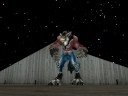 Werewolf running/jumping