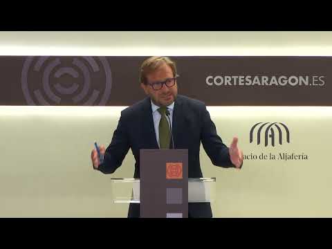 El PP presenta una iniciativa en defensa de la memoria y la dignidad del expresidente Javier Lambán
