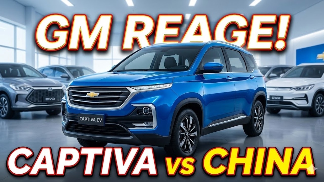 Chevrolet Captiva EV Chega Elétrico e Nacional para Enfrentar BYD, GWM e Chineses no Brasil