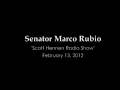 Sen. Rubio Addresses Preisdent Obamas Budget with the Scott Hennen Radio Show