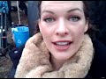 Milla Jovovich RE: Afterlife Set Video #2 Airplane Graveyard