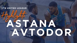 Hightlits of the match — VTB United league: «Astana» vs «Avtodor»