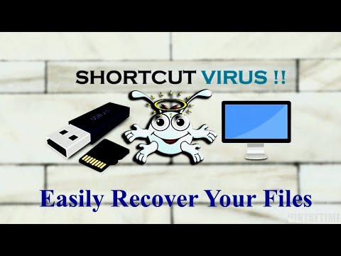 how to recover shortcut files