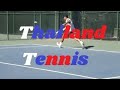 Baskin Park 120 Thai Players Tennis Serves