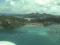 St.Barts Airport Landing in a Shrike Commander