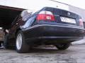 BMW E39  528i sound of custom exhaust and acceleration exhoust
