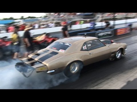 TURBO CAMARO on radials - 194mph in 4.08 sec!!!NEW WORLD RECORD!!!!!