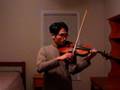Leclair Violin Sonata in D 4th mvt Tambourin Allegro vivace