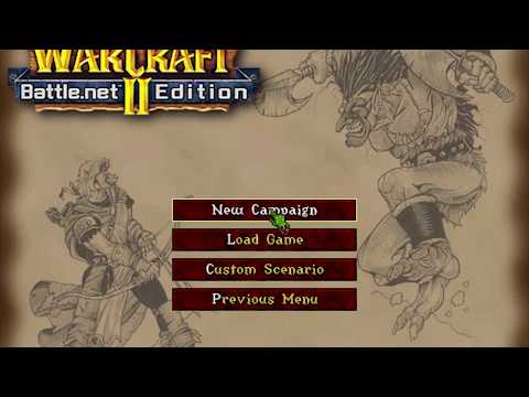 Warcraft 2: Tides of Darkness - Full Orc Campaign Gameplay & Story (Walkthrough / Speedrun)