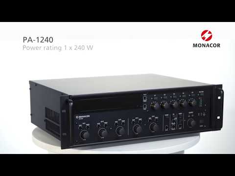 5-zone mono PA mixing amplifier