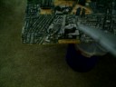 Airial View of Las Vegas paper model from a toy plane 2
