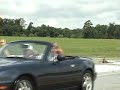 Skid pad, lane change in water