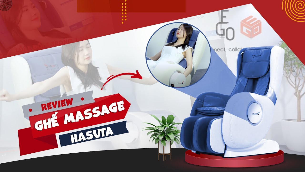 Review Ghế Massage Hasuta - Món Quà Chăm Sóc Sức Khỏe Ý Nghĩa