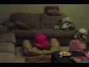 Jumping off the couch! Jumping off the couch!