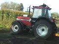 Mais rijden met Case International 1455 XL