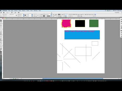how to fill color in indesign