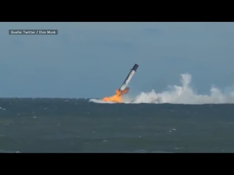 SPACE X: Falcon-Rakete macht einen überraschenden Bauch ...
