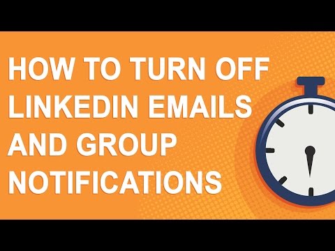 how to stop linkedin emails