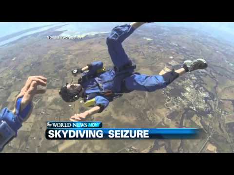 Dramatic Video Shows Skydiver Having Seizure Mid-Air