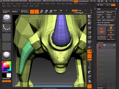 how to isolate in zbrush