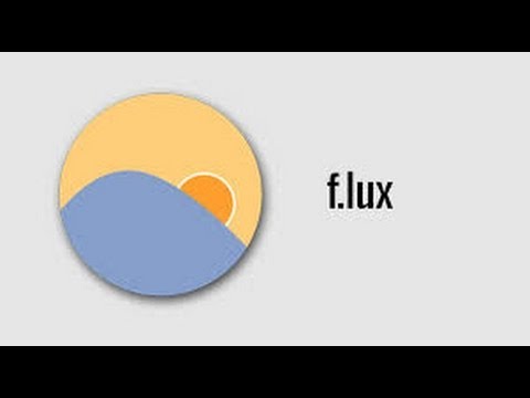 how to adjust f.lux