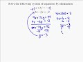 A17.8 Solving Systems of Equations by Elimination A17.8 Solving Systems of Equations by Elimination