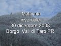 una passeggiata tra i monti attorno  a borgo val  di  taro per ammirare il paesaggi invernale